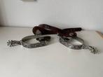 Westernsporen met leren riempjes, Dieren en Toebehoren, Gebruikt, Ophalen of Verzenden, Western, Dames