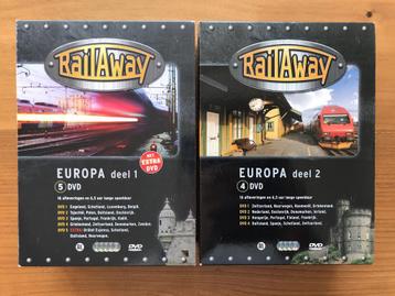 Rail Away - Europa Box (Deel 1 en Deel 2) 9 DVD's beschikbaar voor biedingen