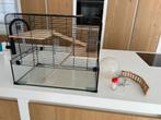 Hamsterkooi met toebehoren, Dieren en Toebehoren, Minder dan 60 cm, Kooi, Minder dan 75 cm, Ophalen of Verzenden
