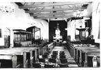 W404 Wijckel interieur Ned Herv Kerk, Verzamelen, Ophalen of Verzenden, 1960 tot 1980, Ongelopen, Friesland