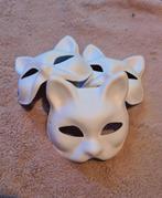 3 blanke therian mask bases, Ophalen of Verzenden, Zo goed als nieuw