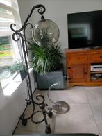 Smeedijzeren vloerlamp, Huis en Inrichting, Ophalen, Zo goed als nieuw, Glas, 150 tot 200 cm