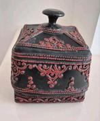 Handmade Doosje -> Unieke parel uit Myanmar, Ophalen of Verzenden, Nieuw, Zwart, Hardcase