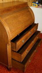 Antiek roltop bureau Computer rolluik buro meubel secretaire, Ophalen