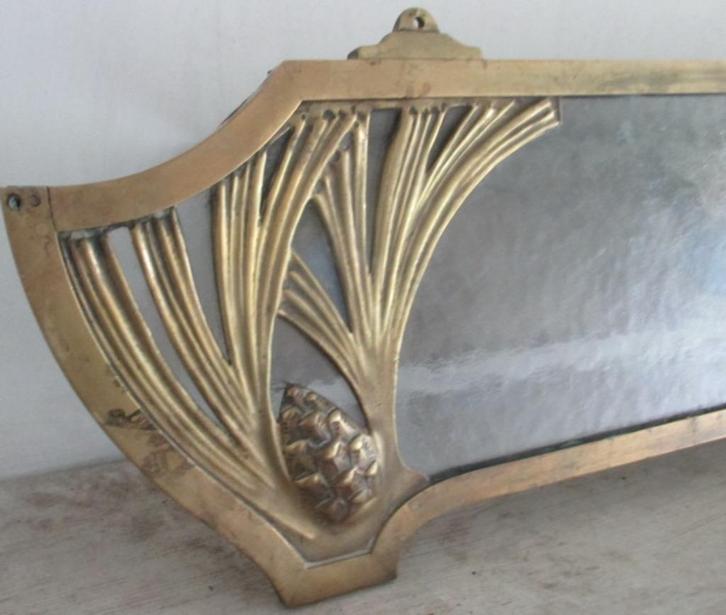 Ecole de Nancy bronzen lamp verlichting muurlamp, Antiek en Kunst, Antiek | Lampen, Ophalen