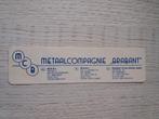 sticker MCB metaalcompagnie Brabant, Verzamelen, Ophalen of Verzenden, Zo goed als nieuw, Bedrijf of Vereniging