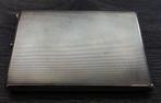 Om 1930 - 1940 Art Deco Sterling Zilveren Sigaretten Doos, Ophalen of Verzenden, Zilver