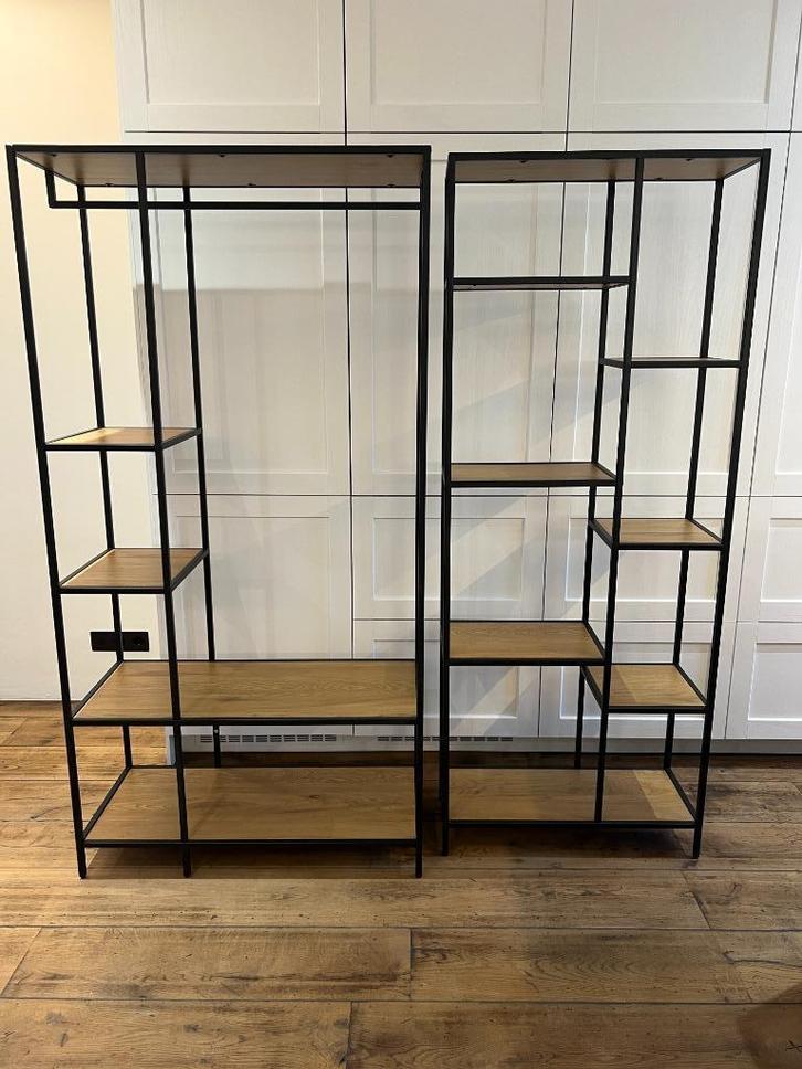 Kasten set | 2 stuks | vakkenkast | kledingrek, Huis en Inrichting, Kasten | Wandmeubels, Zo goed als nieuw, 150 tot 200 cm, Minder dan 150 cm