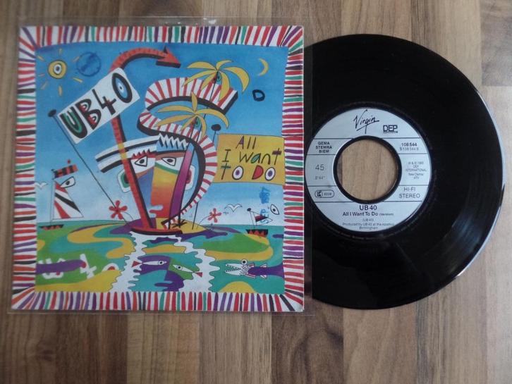 single  UB40 - All I Want To Do, Cd's en Dvd's, Vinyl Singles, Gebruikt, Single, Pop, 7 inch, Ophalen of Verzenden