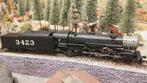 Rivarossi H0 1283 Santa Fe Stoomlocomotief USA heavy pacific, Overige merken, Ophalen of Verzenden, Zo goed als nieuw, Analoog