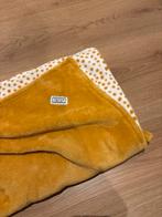 Meyco Omslagdoek Fleece Geel met Stippen - Als Nieuw, Ophalen of Verzenden, Zo goed als nieuw, 85 tot 100 cm, Bakerzak of Bakerdoek