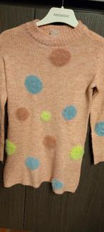roze gebreide jurk met bollen Hema maat 122-128, Kinderen en Baby's, Kinderkleding | Maat 122, Ophalen of Verzenden, Hema, Meisje