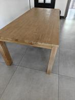 Tafel, Salontafel en kast set. Acaciahout, Huis en Inrichting, Tafels | Eettafels, Ophalen, 200 cm of meer, 50 tot 100 cm, Zo goed als nieuw