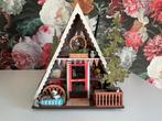 Leuk boshuisje met verlichting, Ophalen of Verzenden, Zo goed als nieuw, Poppenhuis
