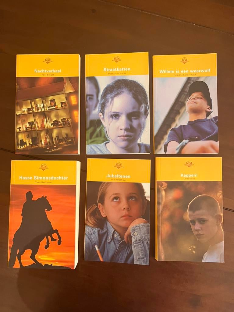 Serie boektoppers 6 stuks nieuw, Ophalen, Nieuw