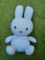 Nijntje/miffy knuffel grijs wit gestreept - tiamo, Ophalen of Verzenden, Zo goed als nieuw