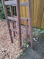 Dubbele houten ladder, Ophalen, Gebruikt, 4 meter of meer