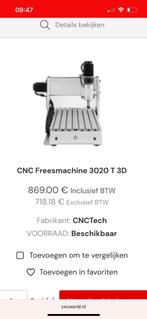 Cnc freesmachine 3020 t 3d, Ophalen, Cnc tech, Overige soorten, Nieuw
