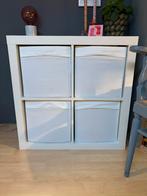 IKEA Kallax kast met 4 manden, Ophalen, Gebruikt