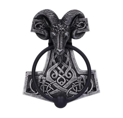 Thors Hammer Door Knocker 15.9cm, hobby, man, vrouw, biker, Verzamelen, Beelden en Beeldjes, Nieuw, Fantasy, Ophalen of Verzenden