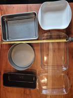 Verschillende ovenschaalen en bakvormen, Ophalen of Verzenden, Gebruikt