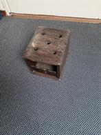 Ouderwetse eikenhouten stoof., Antiek en Kunst, Ophalen of Verzenden