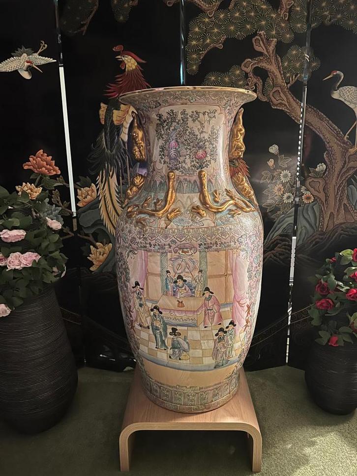Chinese Porseleinen Vaas, Antiek en Kunst, Antiek | Vazen, Ophalen of Verzenden