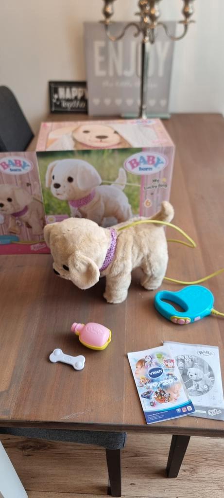 Baby Born My Lucky Dog, Kinderen en Baby's, Speelgoed | Babyspeelgoed, Zo goed als nieuw, Overige typen, Met geluid, Ophalen of Verzenden