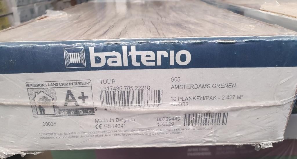 Verschillende soorten Balterio laminaat (rest), Huis en Inrichting, Www.unilin.com, Nieuw, Ophalen of Verzenden, Minder dan 10 m²