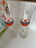 Vedett bierglazen set van 2 glazen, Ophalen of Verzenden, Nieuw, Glas of Glazen, Overige merken