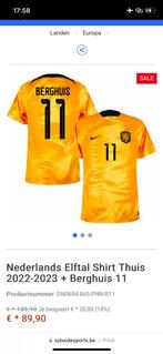 Nederlands elftal 22/23 wk shirt, Ophalen of Verzenden, Zo goed als nieuw, Shirt