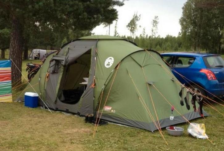 Coleman Bering 4 Tent - 4 Persoons, Caravans en Kamperen, Tenten, tot en met 4, Gebruikt, Ophalen