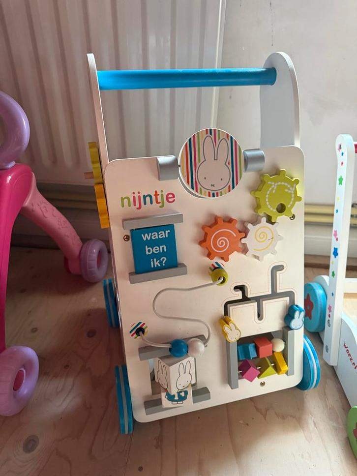 3 Loopwagentjes, Kinderen en Baby's, Speelgoed | Babyspeelgoed, Gebruikt, Overige typen, Met licht, Met geluid, Met wieltjes, Ophalen