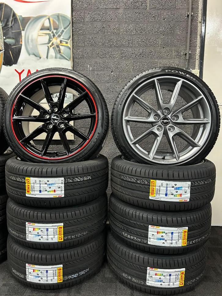ACTIE | 18 INCH BORBET LX MET PIRELLI 5X112 GOLF LEON A3 ETC, Auto-onderdelen, Banden en Velgen, Banden en Velgen, Zomerbanden