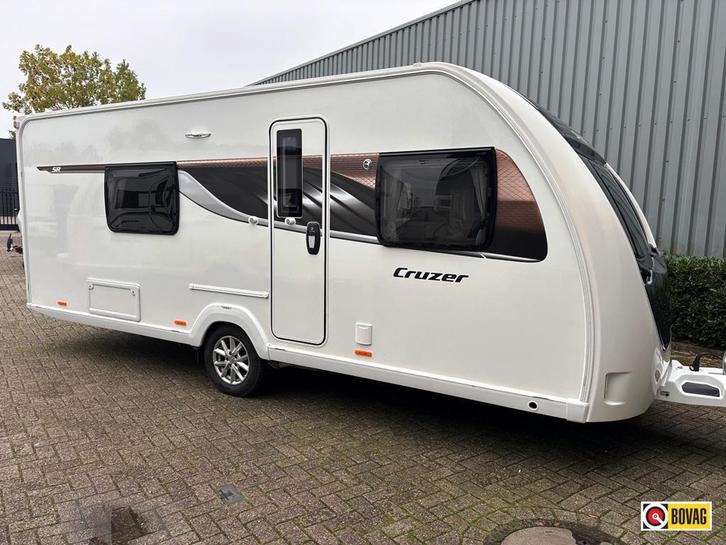 Sprite Cruzer 495 SR Zeer compleet Zondag Open !, Caravans en Kamperen, Caravans, tot en met 4, 1250 - 1500 kg, Sprite
