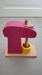 Houten mixer, Kinderen en Baby's, Speelgoed | Speelkeukens, Ophalen of Verzenden, Gebruikt, Hout, Speelkeuken-accessoire