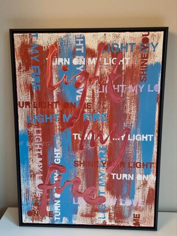 Modern kunstwerk "Light my fire" van Ruud de Wild beschikbaar voor biedingen