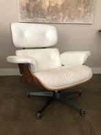 Lounge chair, incl ottoman mooie staat, Huis en Inrichting, Leer, Ophalen of Verzenden, Zo goed als nieuw