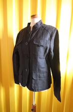 Julien Le Roy zwart linnen jasje maat 44, Zwart, Maat 42/44 (L), Ophalen of Verzenden, Zo goed als nieuw