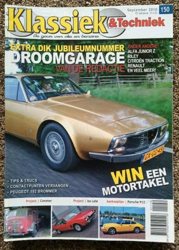 KT: Porsche 912, Alfa Junior Zagato, Citroen Traction Avant beschikbaar voor biedingen