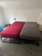 Opklapbed tweepersoons, Huis en Inrichting, Slaapkamer | Bedden, Ophalen, Zwart, Tweepersoons, Zo goed als nieuw