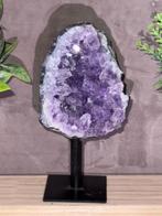 Amethist op standaard - 406 gram, Ophalen of Verzenden, Mineraal