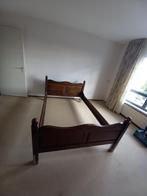 2 persoonsbed, Huis en Inrichting, Slaapkamer | Bedden, Ophalen, Gebruikt, Bruin, Tweepersoons