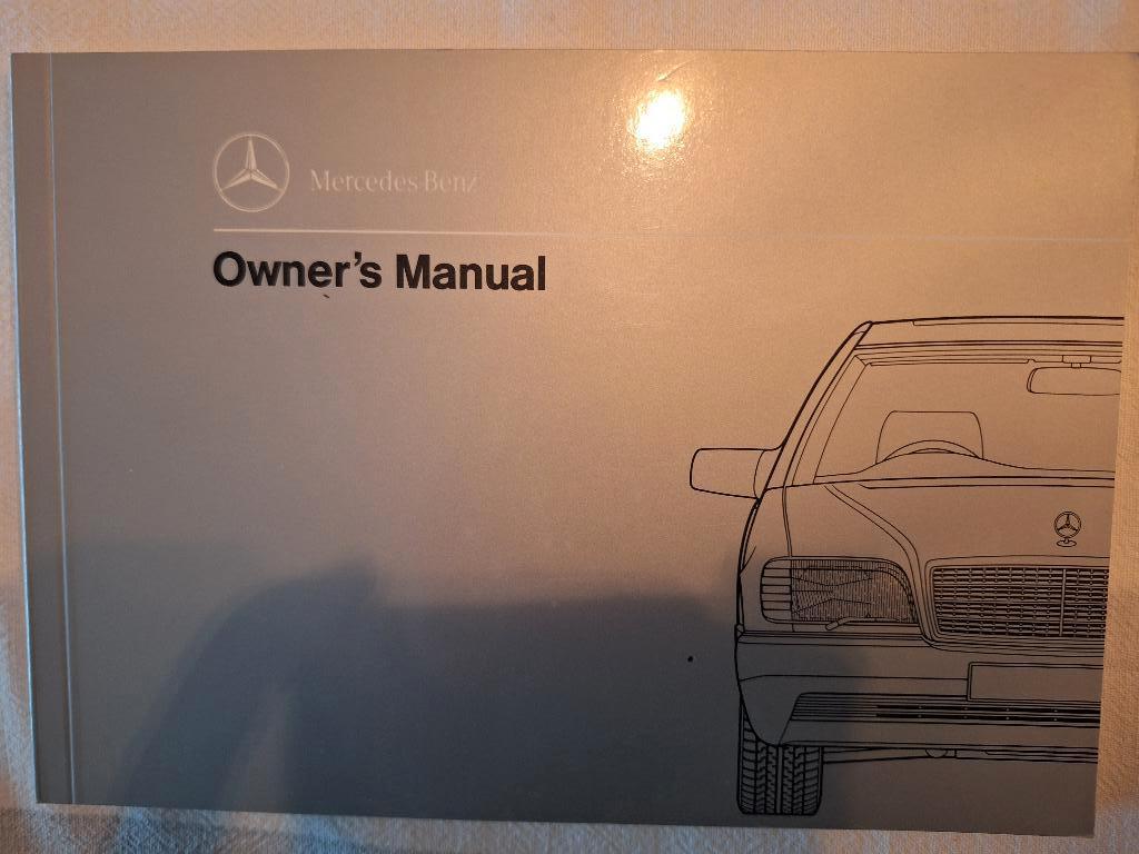 Mercedes S klasse 300SD W140 instructieboek  1992, Auto diversen, Handleidingen en Instructieboekjes, Ophalen of Verzenden