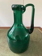 Karaf smaragd groen Floris Meijdam voor Royal Leerdam 1960, Antiek en Kunst, Antiek | Glas en Kristal, Ophalen of Verzenden