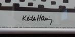 Om het jaar 2000 Pop Art Keith Haring Lithografie ingelijst, Ophalen of Verzenden
