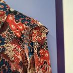 Expresso blouse blauw / rode / bruine bloemen mt 40 nr 48176, Maat 38/40 (M), Expresso, ., Ophalen of Verzenden