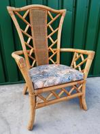 Vintage, manou/rotan stoel/fauteuil, Rohé/TRIO jaren 70, Ophalen, Gebruikt, Twee, Overige kleuren