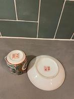 Antiek Chinees kopje en schotel, Ophalen