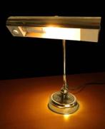Tafellamp vintage klassiek bureaulamp - notarislamp goud, Gebruikt, Verzenden, Vintage / retro / klassiek, Metaal